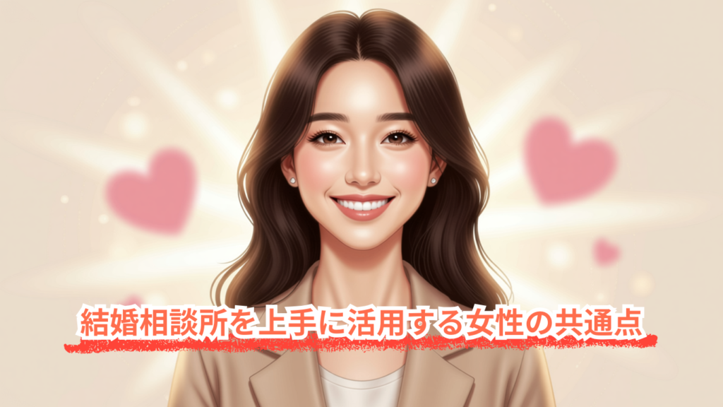 結婚相談所を上手に活用する女性の共通点