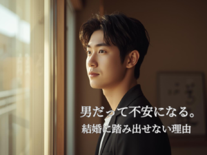 男だって不安になる。結婚に踏み出せない“本当の理由”