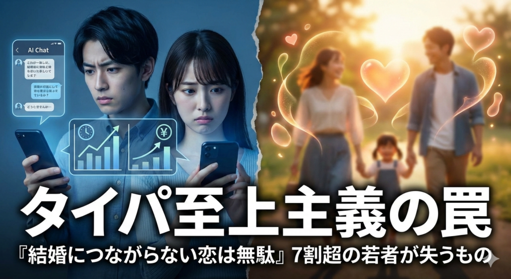 結婚はコスパが悪い？