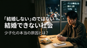 「結婚しない」のではなく「結婚できない」時代｜少子化の本当の原因とは